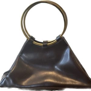 Brown purse wristlet